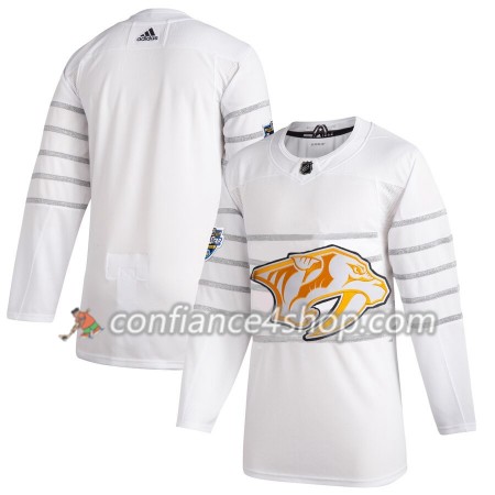 Adidas Maillot de Hockey Nashville Predators Blank Blanc 2020 NHL All-Star Authentic - Homme